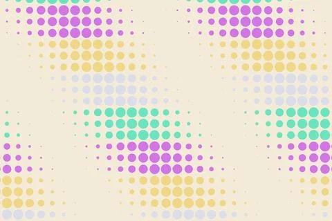 Colorful abstract dot pattern with soft pastel shades Stock Photos