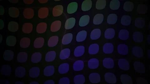 Colorful Abstract Dot Pattern Waving on a Dark Background for Creative Design Stock Footage 343692848