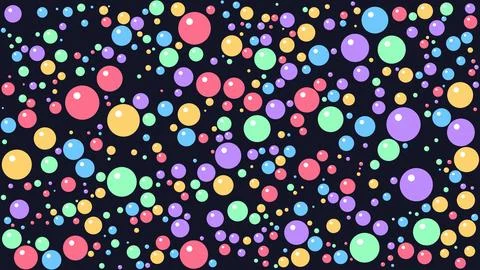 Colorful abstract dots pattern background vibrant circles geometric design Stock Illustration