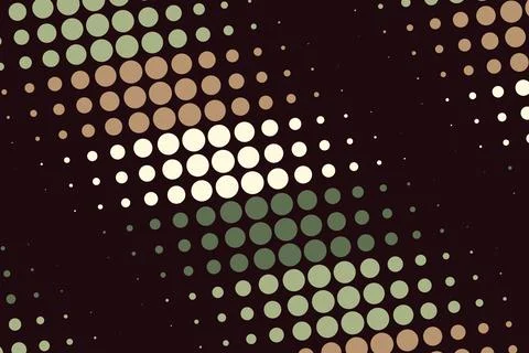 Colorful abstract dots pattern on dark background Stock Photos