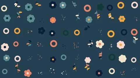 Colorful abstract dots pattern design Stock Illustration