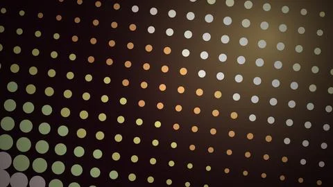 Colorful abstract dots pattern with glowing lights Stock Illustration