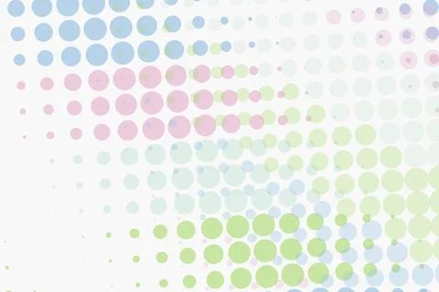 Colorful abstract dots pattern with soft pastel shades Stock Photos