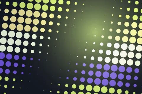 Colorful abstract dots pattern with vibrant shades Stock Photos