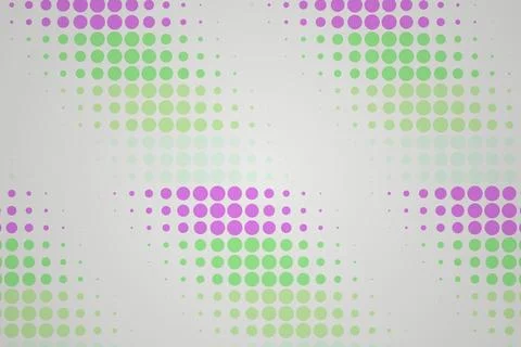 Colorful abstract dots pattern on white background Stock Photos