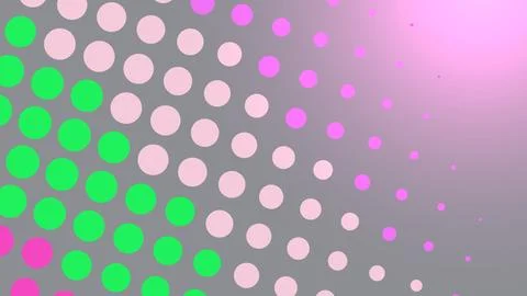 Colorful abstract dotted pattern with bright green and pink イラスト素材