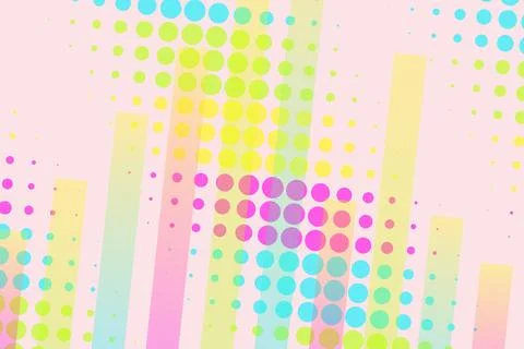 Colorful abstract dotted pattern on light background Stock Photos