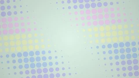 Colorful abstract dotted pattern on soft pastel background Illustration
