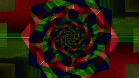 Colorful Abstract Electronic Visualisations moving particles digital art visual Stock Footage 196823513