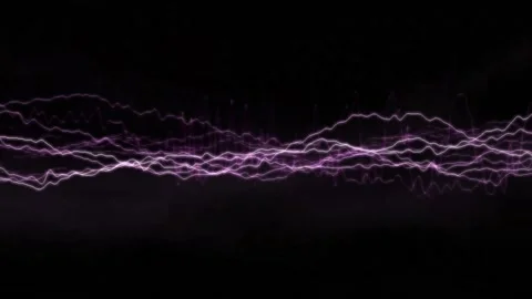 Colorful Abstract Electronic Visualisations moving particles digital art visual Stock Footage 196823534