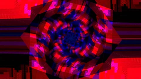 Colorful Abstract Electronic Visualisations moving particles digital art visual Stock Footage 196823762