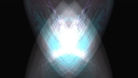 Colorful Abstract Electronic Visualisations moving particles digital art visual Stock Footage 196825200