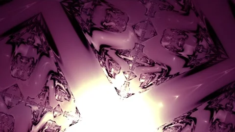 Colorful Abstract Electronic Visualisations moving particles digital art visual Stock Footage 196825201