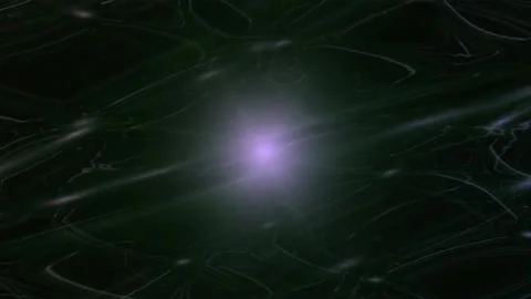 Colorful Abstract Electronic Visualisations moving particles digital art visual Stock Footage 196825353