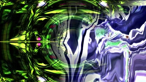 Colorful Abstract Electronic Visualisations moving particles digital art visual Stock Footage 196825452