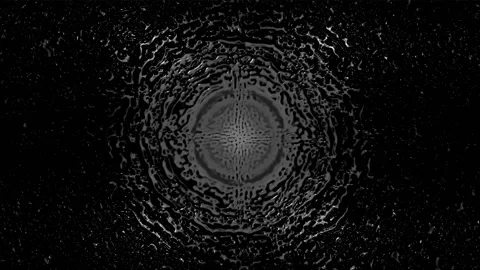 Colorful Abstract Electronic Visualisations moving particles digital art visual Stock Footage 196825776