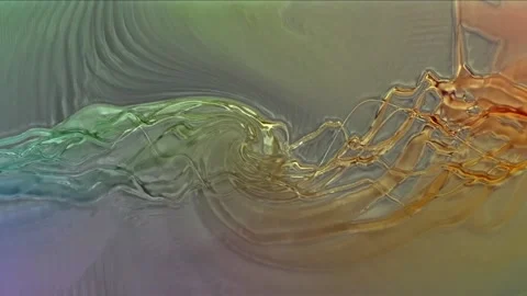 Colorful Abstract Electronic Visualisations moving particles digital art visual Stock Footage 196825802