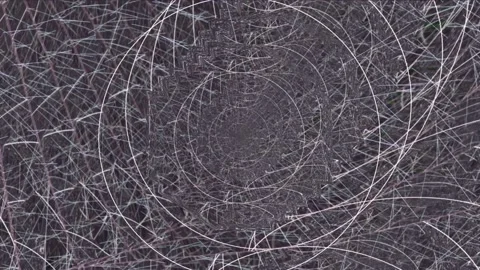 Colorful Abstract Electronic Visualisations moving particles digital art visual Stock Footage 196825906