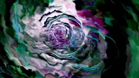 Colorful Abstract Electronic Visualisations moving particles digital art visual Stock Footage 196826246