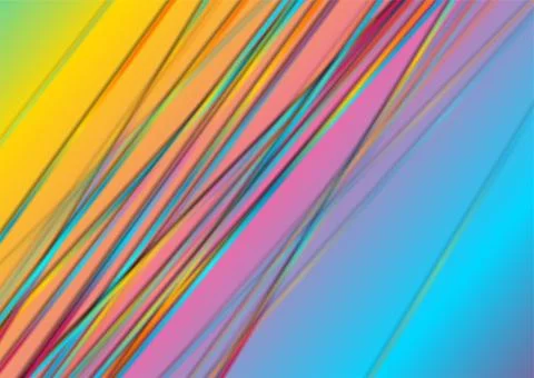 Colorful abstract elegant background with smooth lines Stock Illustration