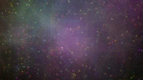 Colorful Abstract Energy Glowing Patterns and Sparkling Details Stock Footage 307940108
