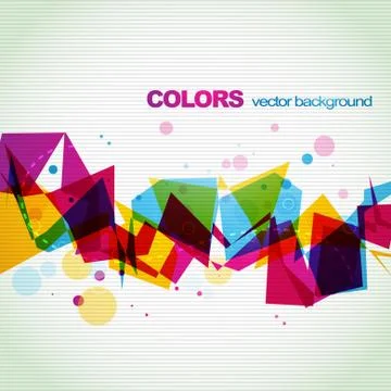 Colorful abstract eps10 vector shape design Stock Illustration