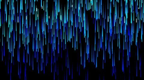 Colorful abstract falling light streaks effects Background, Digital , 3D Illustrazione stock