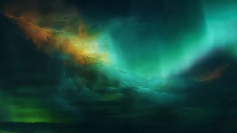 Colorful Abstract Floating Atmosphere Stock Footage 245371467