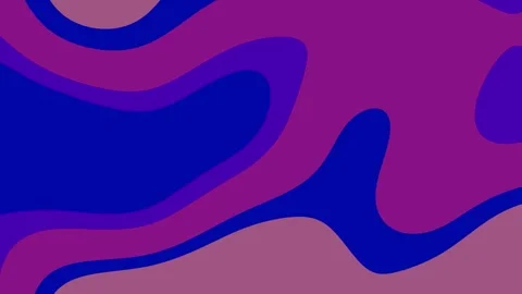 Colorful Abstract Flowing Shapes In Motion. Stock Footage 334093552