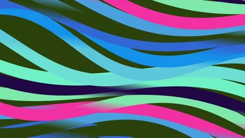 Colorful Abstract Fluid Waves Background Stock Footage 329290669