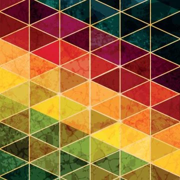 Colorful abstract geometric background Illustrazione stock