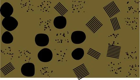 Colorful abstract geometric bubbles pattern Stock Illustration