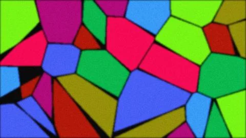 Colorful abstract geometric mosaic pattern Stock Illustration