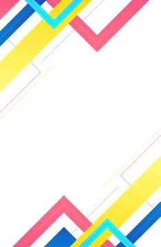 Colorful Abstract Geometric Pattern Background Modern Vibrant Design Art Stock Illustration