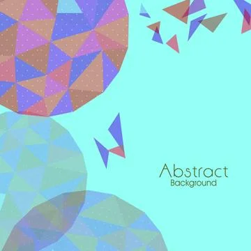 Colorful Abstract Geometric Pattern Background. Stockillustratie