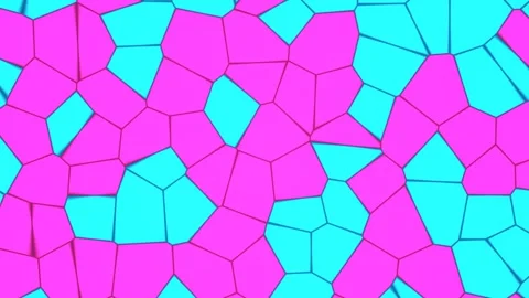 Colorful abstract geometric pattern in bright pink and Stock Footage 337950351