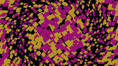 Colorful abstract geometric pattern with bright shapes Stock Illustration