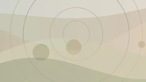 Colorful abstract geometric pattern with circles and lines Stock Illustration