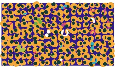 Colorful abstract geometric pattern design Stock Illustration