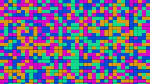 Colorful abstract geometric pattern design Stock Illustration