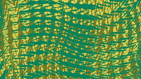 Colorful abstract geometric pattern with green and yellow lines Illustrazione stock