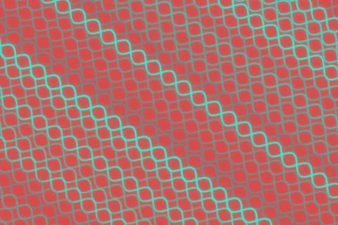 Colorful abstract geometric pattern with hexagons and squares Foto stock