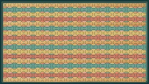 Colorful abstract geometric pattern with layered shapes and lines illustratio Stock Illustration