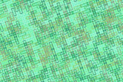 Colorful abstract geometric pattern with lines and shapes 库存插图