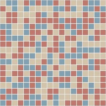 Colorful abstract geometric pattern with overlapping squares and lines Stock Illustration