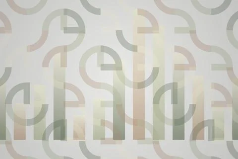 Colorful abstract geometric pattern with overlapping shapes Stock Illustration