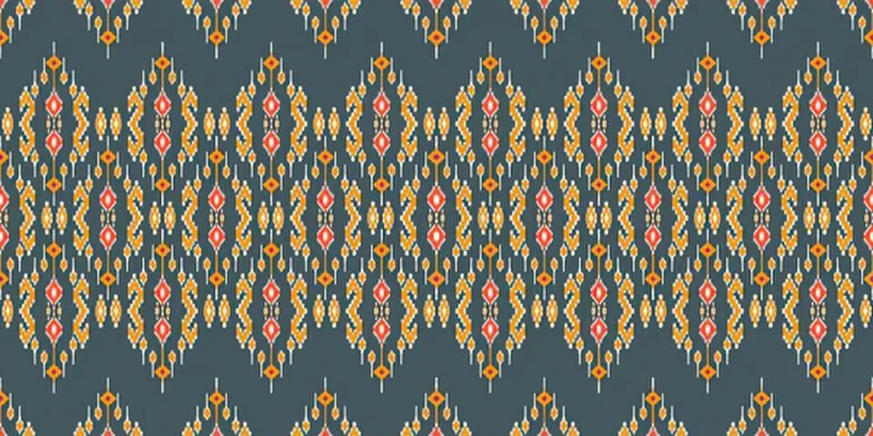 Colorful abstract geometric pattern with pink green yellow Stock Illustration