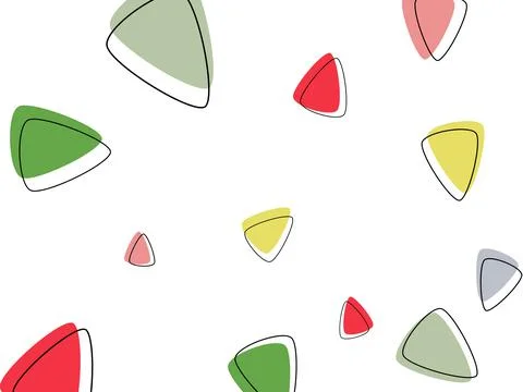 Colorful abstract geometric pattern with simple design,shape. Modern backgrou Stock Illustration