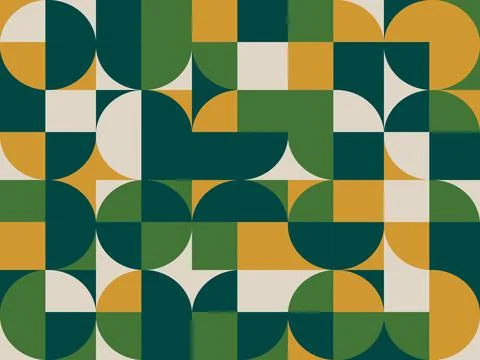 Colorful abstract geometric pattern with simple design,shape. Modern backgrou Stock Illustration