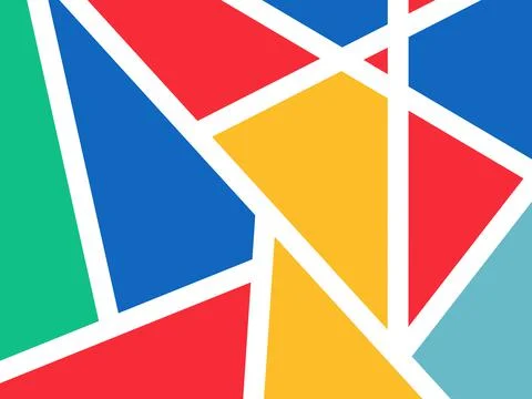 Colorful abstract geometric pattern with simple design,shape. Modern backgrou Illustrazione stock